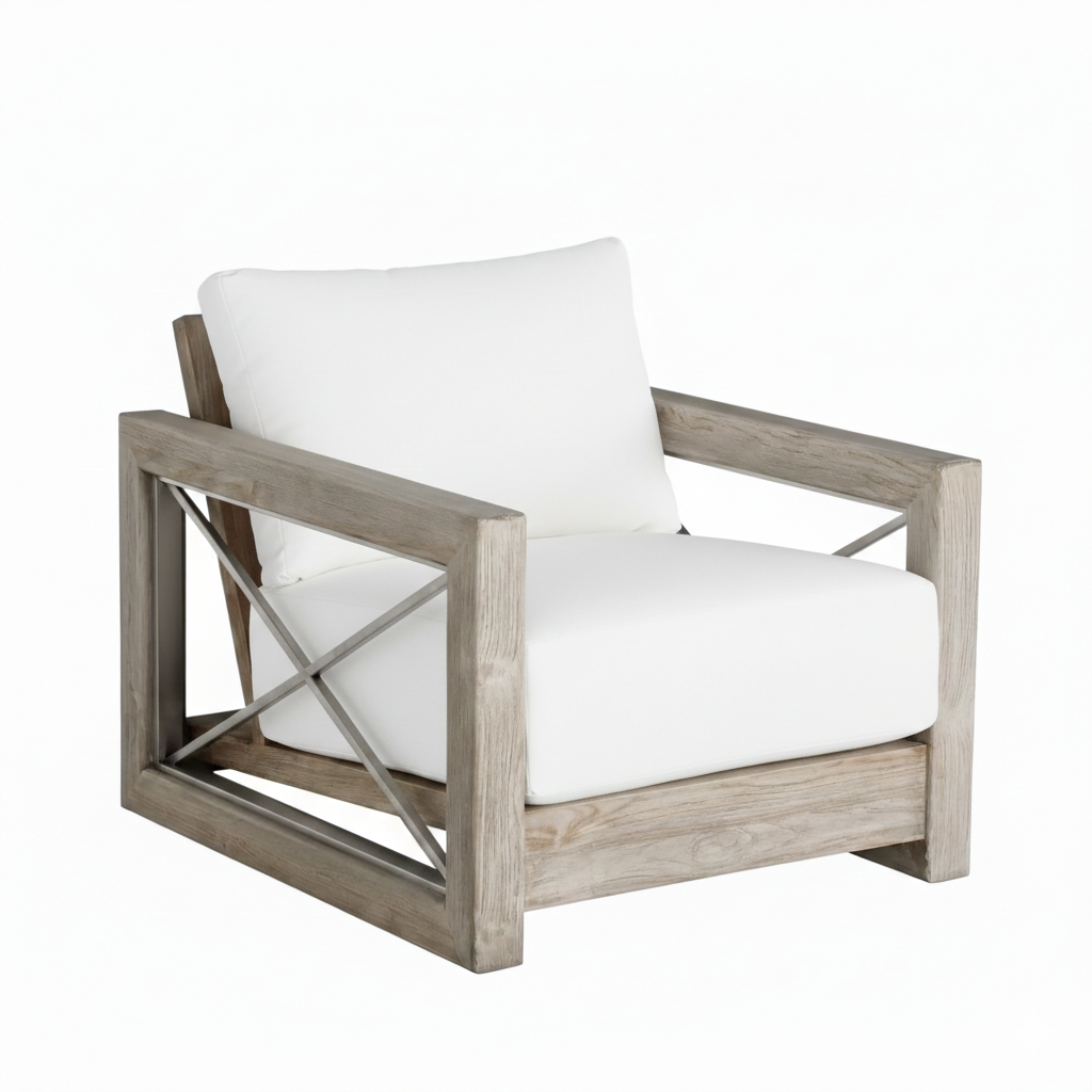 ATLAS TEAK ACCENT CHAIR