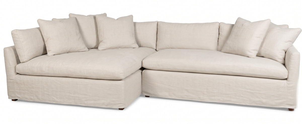 MALIBU SLIPCOVERED 2-PIECE SECTIONAL