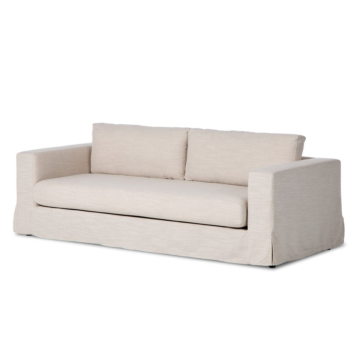 BLUFFS BEACH SLIPCOVERD SOFA