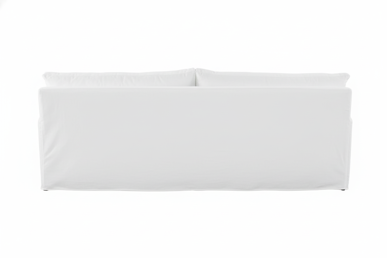 SALT CREEK ARMLESS SLIPCOVERED SOFA