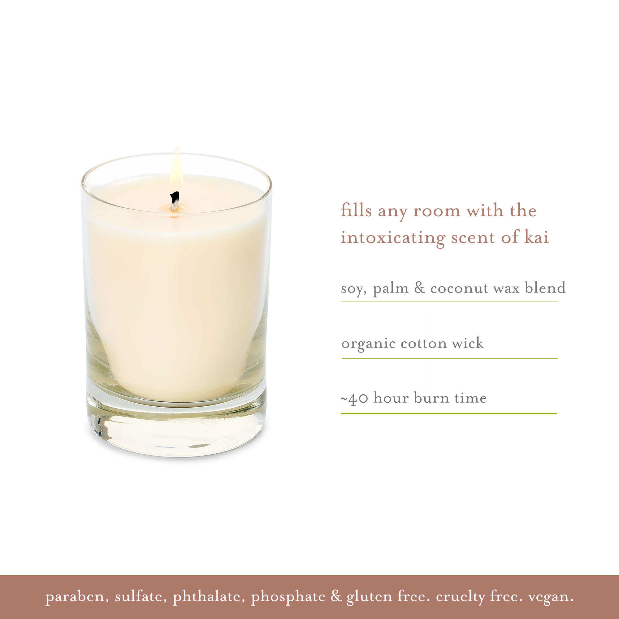 Kai Fragrance Rose Skylight Candle 10 oz