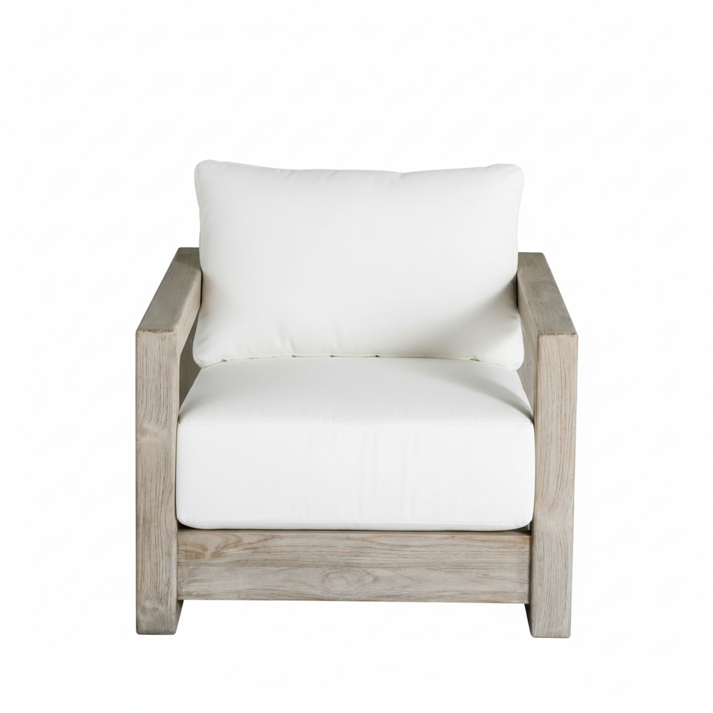 ATLAS TEAK ACCENT CHAIR