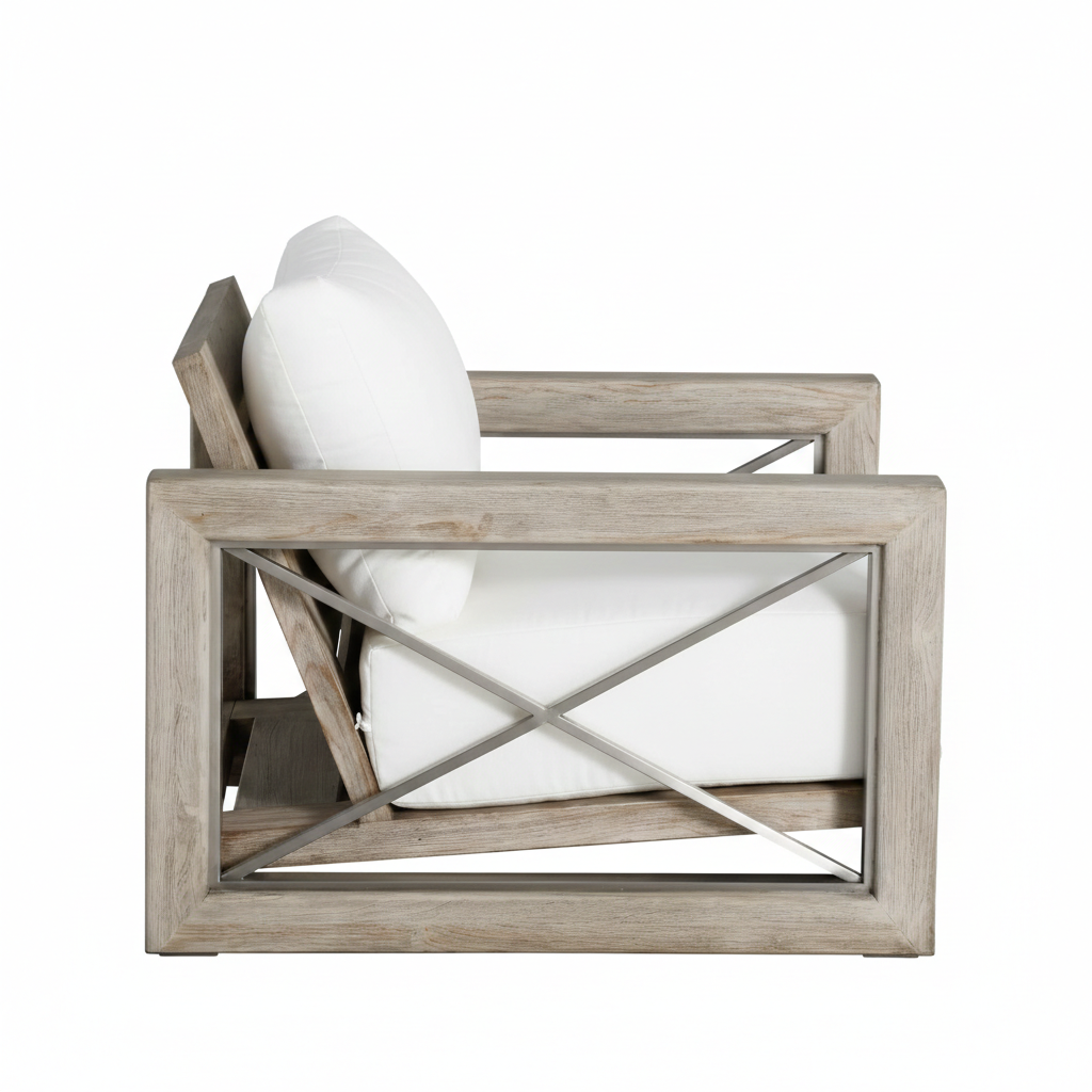 ATLAS TEAK ACCENT CHAIR