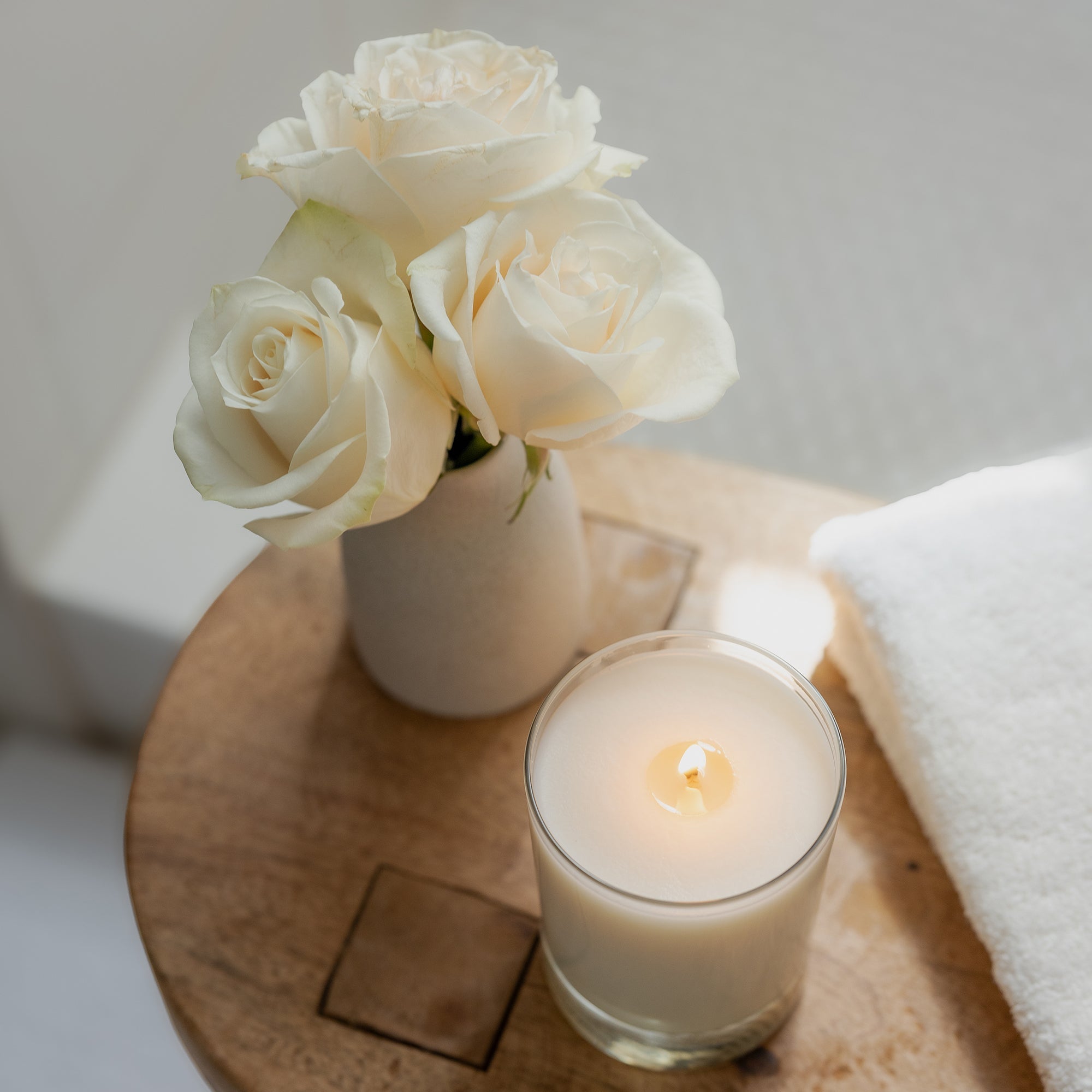 Kai Fragrance Rose Skylight Candle 10 oz