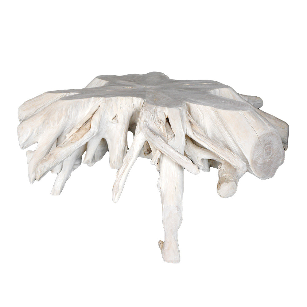 42" SUN-BLEACHED TEAKROOT COFFEE TABLE I