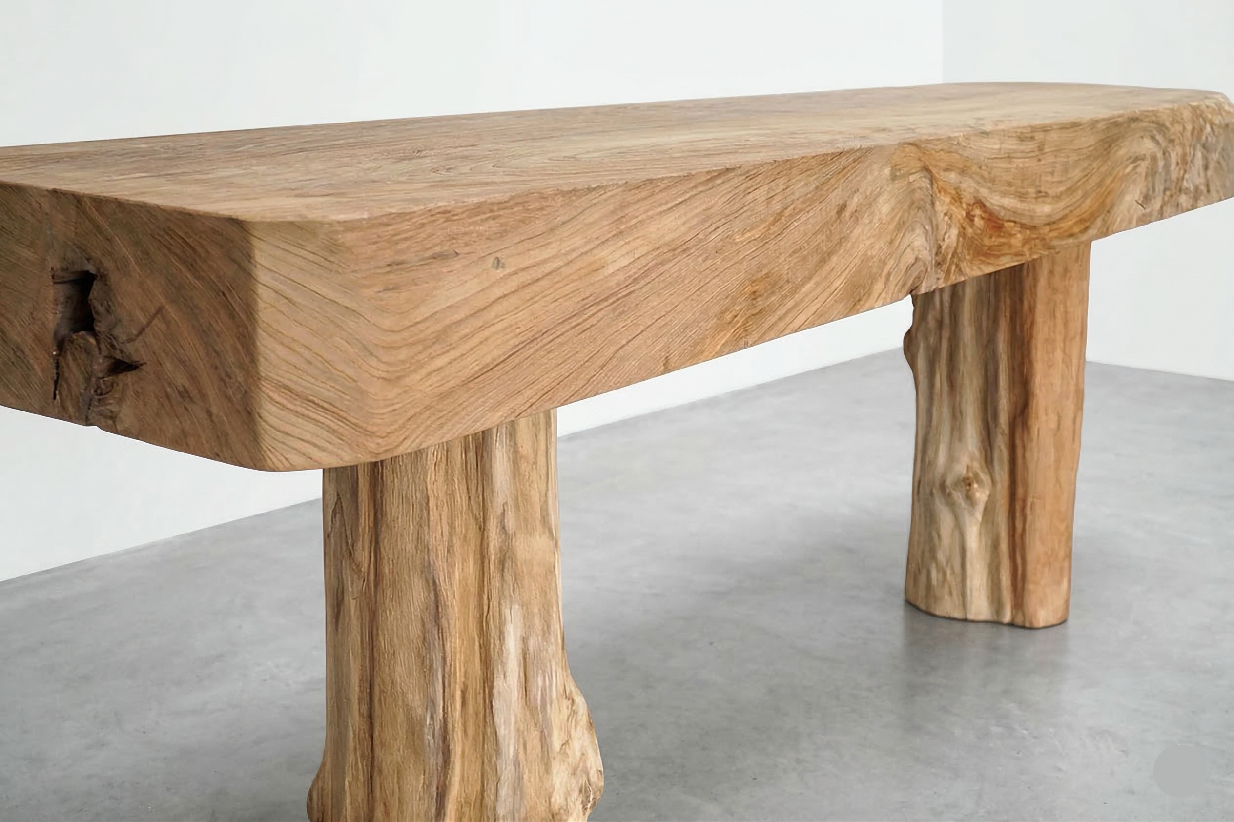 87" ORGANIC TEAKROOT CONSOLE I