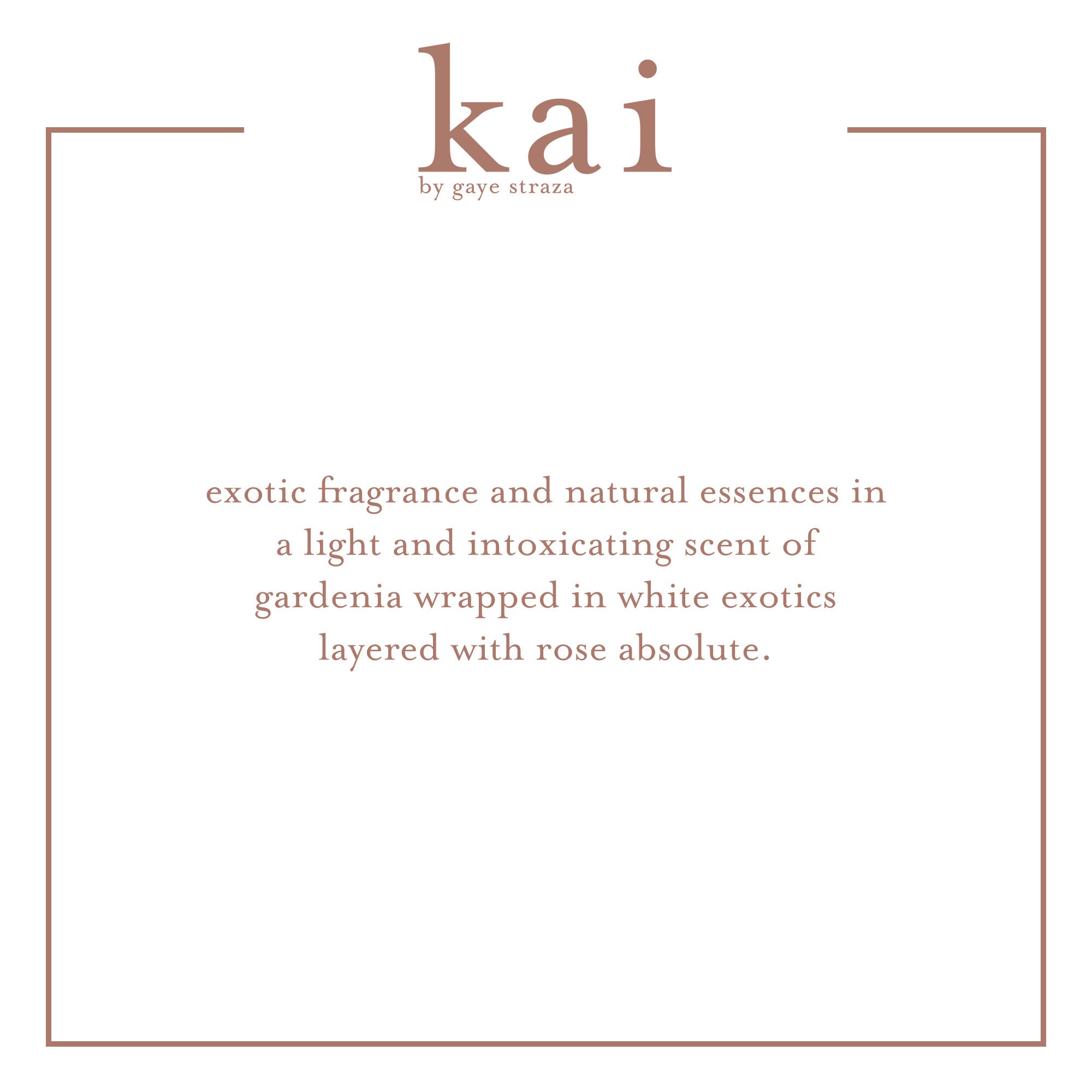 Kai Fragrance Rose Skylight Candle 10 oz